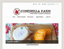 Tablet Screenshot of conebellafarm.com